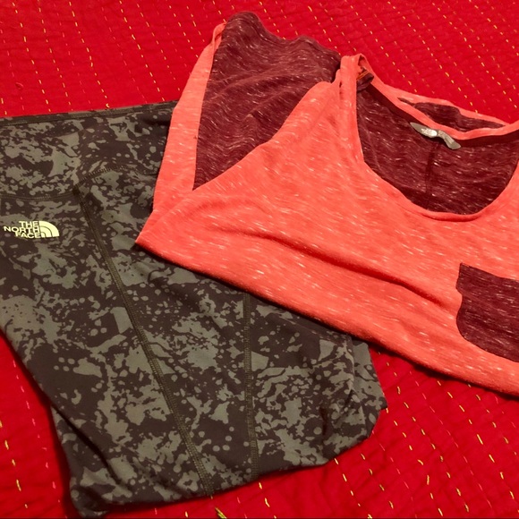 🚫Sold 🚫North Face Bundle Slub Tank &Capri XL - Picture 5 of 8